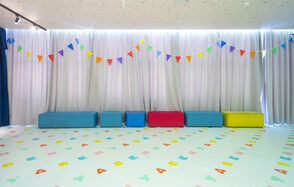 Пространство в пастельных тонах 