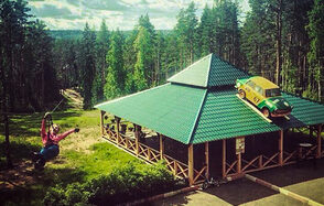 Бар МОТОР. Крытая беседка за городом СПб