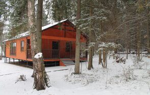 загородный клуб "Партизан" в лесу под Истрой