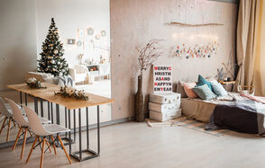 Фотостудия Эффект Бабочки Светлый зал с большими окнами 