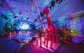 Лофт "МОДУЛЬ" Брутальный лофт с барной стойкой