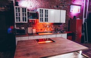 Уютный лофт с внутренним двориком