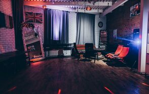 Уютный лофт с внутренним двориком