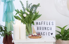 Светлый лофт с балконом