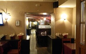 Зал кафе под закрытие