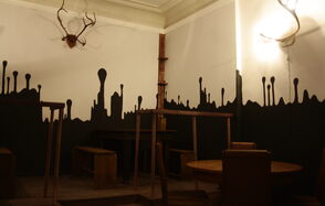 Небольшая уютная площадка с кальянами