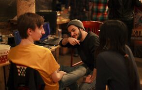 Зал со сценой в анти-кафе