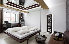 Пространство в индустриальном стиле для вечеринок