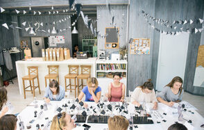 Стильный лофт в скандинавском стиле. Вход с улицы. Женский мастер-класс.