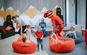 Norrlandloft в скандинавском стиле. Вход с улицы