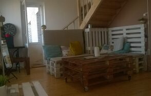 Пентхаус Поднебесная Уютный лофт с двумя балконами