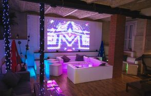 Лофт с барной стойкой