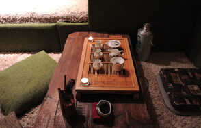 Уютная чайная комната