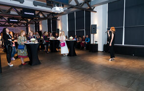 Банкетный зал с барной стойкой, 40 кВт свет