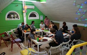 Лофт Домик Лофт в мансарде для праздника