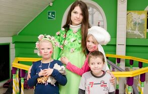 Лофт Домик Лофт в мансарде для праздника