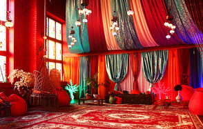 Моя Студия Лофт в восточном стиле с кальянами