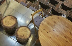 Лофт с большим экраном