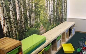 Лофт с кухней в Стрельне 