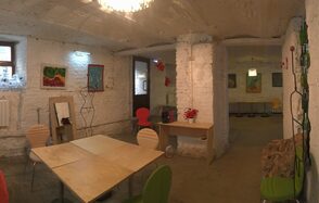 Лофт в белом кирпиче