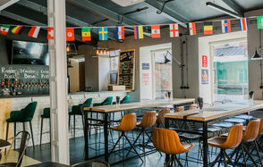 Avrora Bar. Лофт в американском стиле