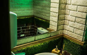 Стильное пространство с мягкими диванами