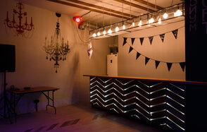 Design loft with a separate entrance
