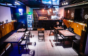 Брутальный бар в стиле лофт под закрытие