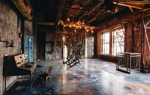 Полигон. Фабрика Зал в стиле стимпанк