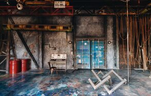 Полигон. Фабрика Зал в стиле стимпанк