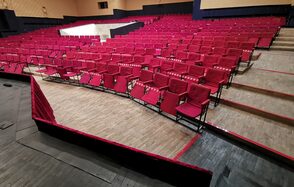 Concert hall seating 500