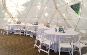 Шатер с видом на каньон