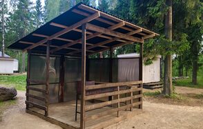 Шатер с видом на каньон