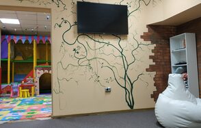 Лофт с детской игровой зоной