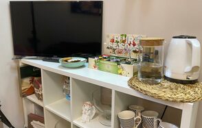 Светлая лофт-студия с кухней