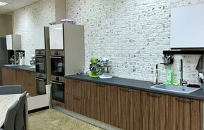 Светлая лофт-студия с кухней