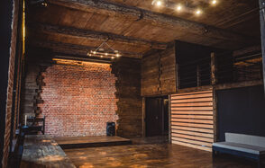 Two-story loft in a historic building 