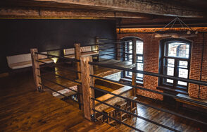 Two-story loft in a historic building 