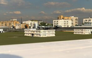 Крыша на севере Москвы