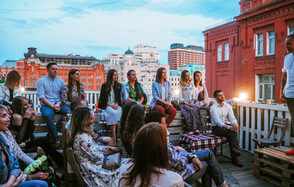 Cloud Nine. Лофт с террасой на мансардном этаже