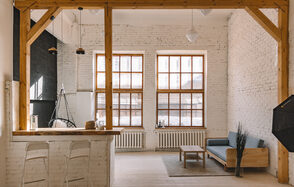 Come In Loft. Белый лофт в скандинавском стиле