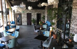 Над Москвой Светлый лофт с высокими потолками