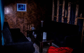 Лофт с диванами и баром