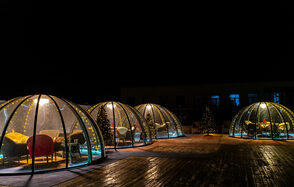 Igloobar. Иглу на крыше