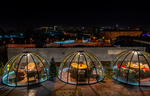 Igloobar. Иглу на крыше