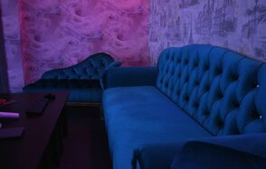 Room with soft sofas