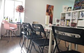 Светлый зал для творческих встреч, мастер-классов