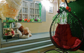 Loft with panoramic windows