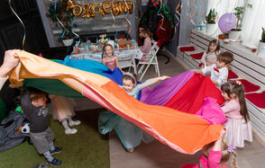 Loft with panoramic windows