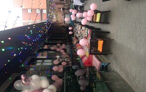 Closed cafe with a summer veranda